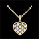 Ciondolo Dami� con perle - Perla