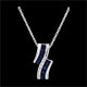 Collier Aminita - saphirs et diamants