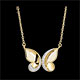 Collar Mariposa Aponi - oro amarillo