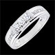 Anillo triolog�a Herina - oro blanco