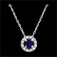 Collar Cl�via - zafiros