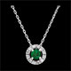 Collar Cl�via - esmeralda