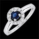 Bague Cl�via - saphirs