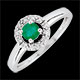 Anello Cl�via - smeraldo