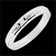 Anillo Promesse - oro blanco - modelo peque�o