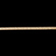 Schlangenkette Gelbgold - 45 cm
