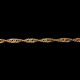 Singapur-Kordelkette Gelbgold 42 cm