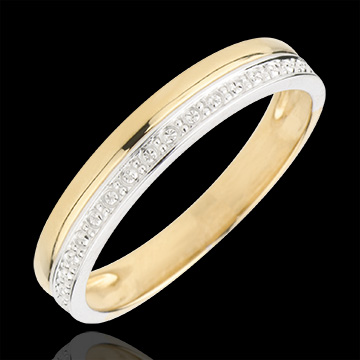 Alliance Elégance or jaune or blanc