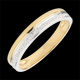 Alianza elegancia oro amarillo oro blanco