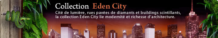 collection Eden City or blanc