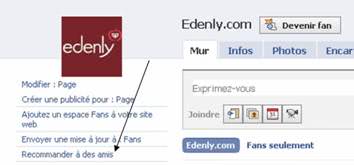 Edenly sur Facebook