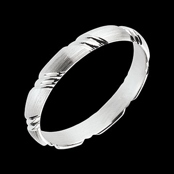 bijouteries Alliance or blanc tress�