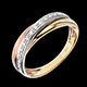 acheter on line anneau trifolie 13 diamants