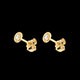 bijou or collier pendentif poupee solitaire