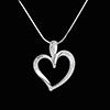 cadeaux Pendentif Arty-Coeur - 20 diamants