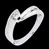 acheter en ligne Bague Solitaire or blanc Mont Diamant