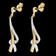 vente on line boules d oreilles nouees or jaune pavee