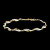 bijouteries Bracelet Torsade or jaune - 22 diamants