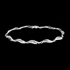 ventes en ligne Bracelet Torsade or blanc - 22 diamants