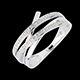 ventes on line bague tourbillon or blanc 6 diamants