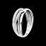acheter Bague Tourbillon or blanc - 6 diamants