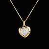 bijouteries Pendentif Sweet Heart Jaune - 18 diamants
