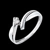 mariages Solitaire Jupiter or blanc