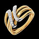 mariages bague cle d ut or jaune 6 diamants