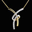achat Collier Volupt� or jaune pav� - 20 diamants