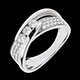 achat en ligne trilogie funambule or blanc pave