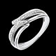 bijou Bague Serenity or blanc - 6 diamants