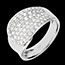 femme Bague Langue de Diamants