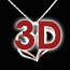 bijoux or Collier Coeurs Enlac�s - 18 diamants