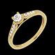 vente solitaire or jaune duchesse
