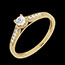 vente Solitaire or jaune Duchesse