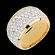 cadeaux femme bague diorama or jaune