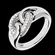 cadeau femme bague lien infini