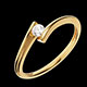 achat bague solitaire eclipse solaire