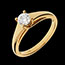 acheter Bague solitaire Diad�me or jaune