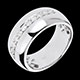 bijoux or bague eclat de lune