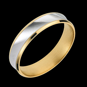 achat Anneau Dandy or jaune-or blanc