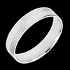 cadeau femmes Anneau Volte-face or blanc