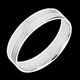 acheter en ligne Anneau Volte-face or blanc
