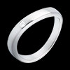 vente on line Anneau ellipse or blanc 1 diamant