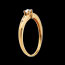 vente Solitaire Octave or jaune (GM) - 0.27 carats - 9 diamants