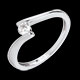 cadeaux femme solitaire apostrophe or blanc mm