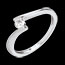 achat on line Solitaire apostrophe or blanc (MM)