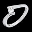 vente on line Solitaire apostrophe or blanc (GM)  - 0.26 carats