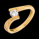 achat on line solitaire apostrophe or jaune tgm 41 carats
