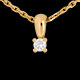 vente en ligne pendentif diamant beliere or jaune pm